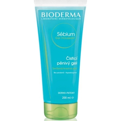 BIODERMA Sébium Измиващ гел за лице за комбинирана и мазна кожа 200 мл