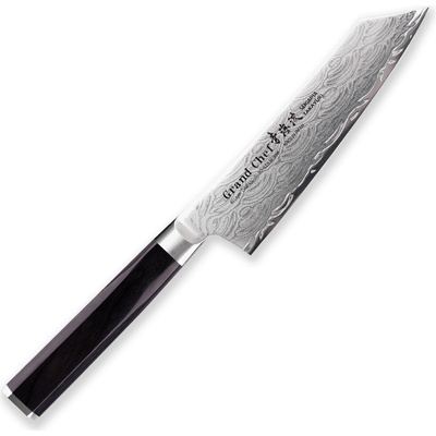 Sakai Aoki Hamono Co.,Ltd. (JAPAN) Kuchyňský nůž Kengata/Santoku 160 mm Sakai Takayuki Grand Chef Seigaiha