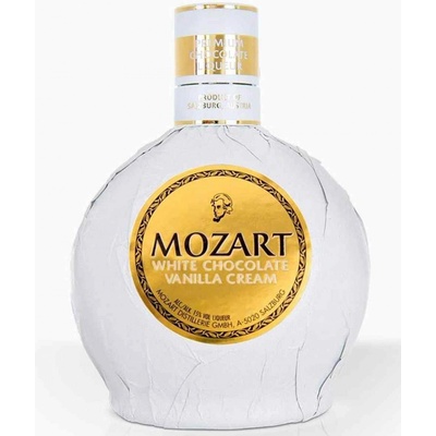 Mozart White Chocolate Vanilla Cream 15% 0,5 l (čistá fľaša)