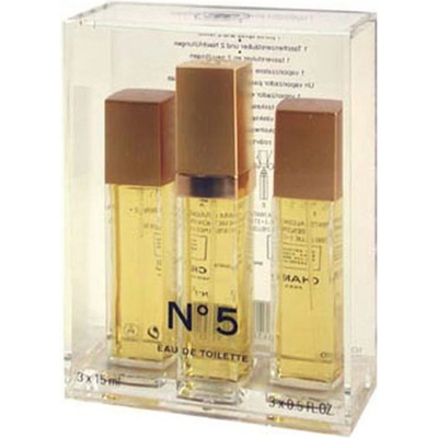 Chanel N°5 toaletní voda dámská 3 x 20 ml plnitelný flakon