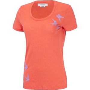 ICEBREAKER Тениска W Tech Lite II SS Scoop Tee Swarming Shape (0A56DW729)