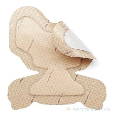 Mepilex Border Heel 22 x 23 cm samolepivé krytie s mäkkým silikónom, tvarované 1x10 ks