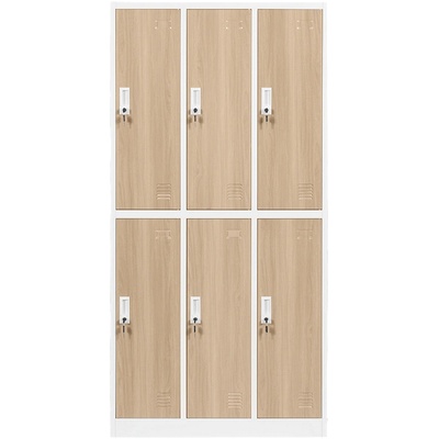 Carmen Метален шкаф Carmen CR-1243 K - бял-бук (3580017_7)