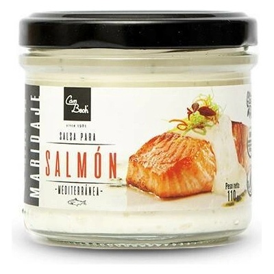 Can Bech Majonezový dip k lososovi - STŘEDOMOŘSKÝ STYL, sklo 110g