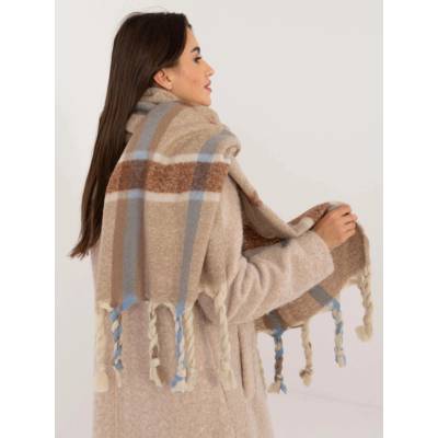 Wool Fashion Italia šála AT-SZ-2315.33 béžová tmavě