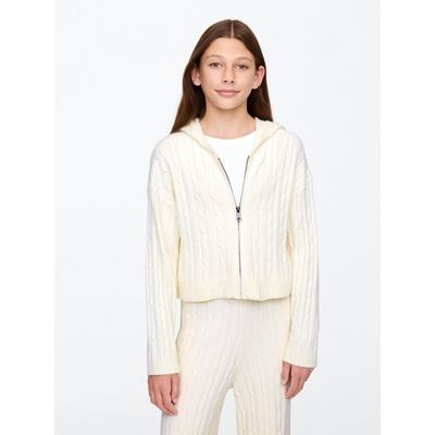 GAP CashSoft GAP Детски пуловер с цип GAP | Bezhov | Момичешки | XS