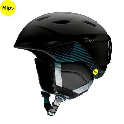 Helma na snowboard Smith Mission Mips matte black stripes S (51-55 CM) 24/25 - Odesíláme do 24 hodin