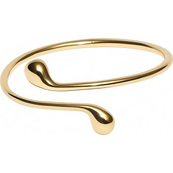 Златна твърда гривна