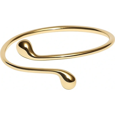 Златна твърда гривна