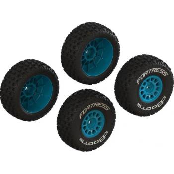Arrma колело с гума dBoots Fortress, диск син (4): Grom