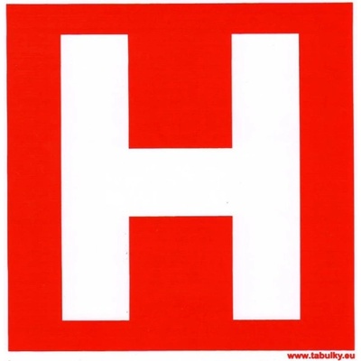 Hydrant symbol 148x148mm - samolepka