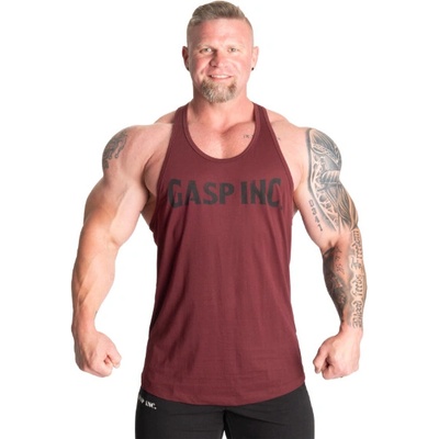 Gasp Essential T-back maroon gaštanové