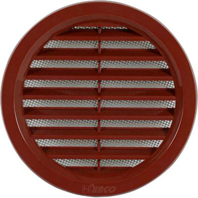 Haco Mřížka kruh síťovina 100 mm hnědá 0410
