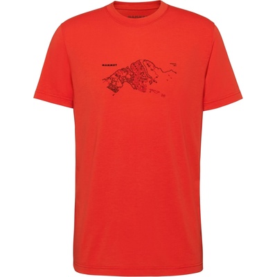 Mammut Мъжка тениска Mammut Mountain T-Shirt Fruendenhorn T-shirt - Mammut Red - размер XL (216-7416-0214)