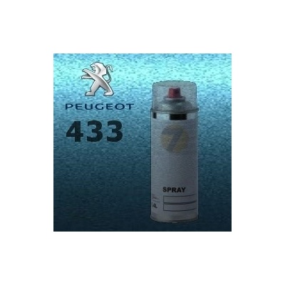 PEUGEOT 433 BLEU STORM metalická barva Sprej 400ml