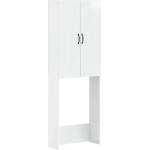 vidaXL Тоалетна Шкаф HOORN Бял гланц 66 x 25, 5 x 190 см (897359)