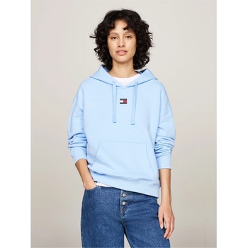 Tommy Hilfiger Суичър Tommy Jeans Badge Hoodie - Vessel Blue
