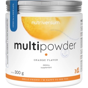 Nutriversum Multi Powder | With Vitamins & Minerals [300 грама] Портокал