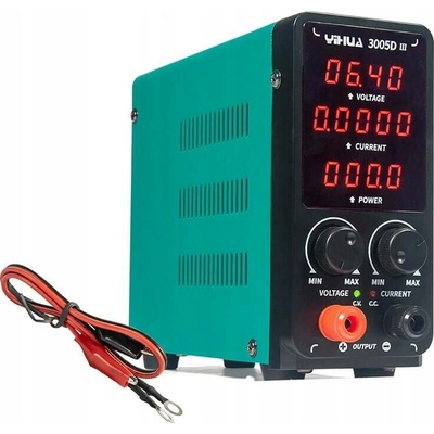 Laboratorní napájecí zdroj Yihua 3005D III 5A 30V LED regulovatelný měnič napětí