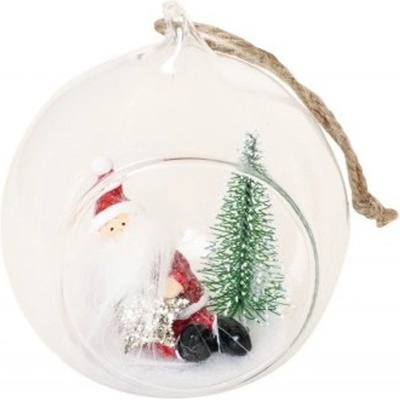 CHAKS Baňka dekorační Santa 8 cm