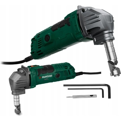 PARKSIDE® Knabber PMK 550 B1, 550 W - Blechscheren & Blechknabber für präzise gerade und kurvenförmige Schnitte, ideal für Metall mit minimalem Materialausschuss und stufenlos verstellbarer Matrize