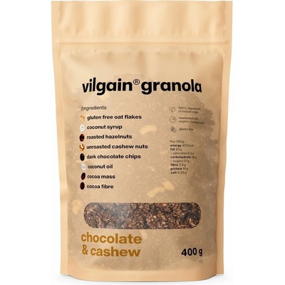 Vilgain Granola čokoláda a kešu 400 g – Zbozi.Blesk.cz