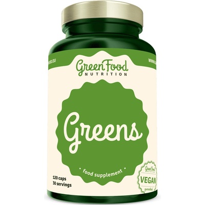 GreenFood Nutrition Greens 120 kapslí