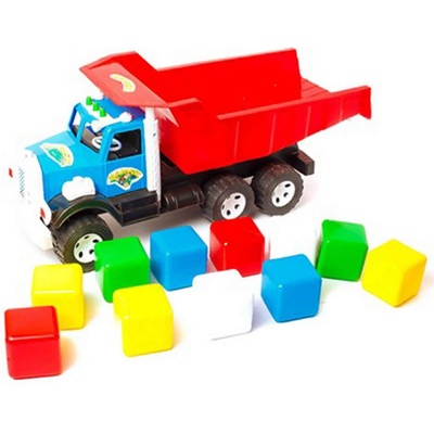52 см детски камион с кубчета
