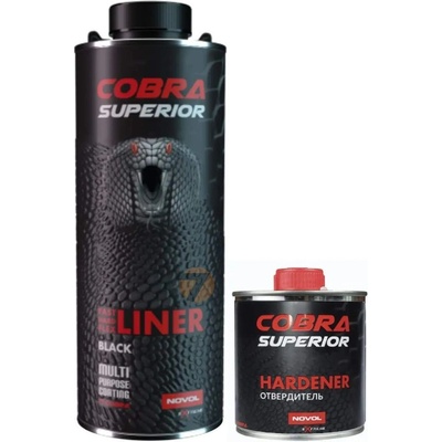 Novol Cobra Superior liner čierny sada 600 + 200ml