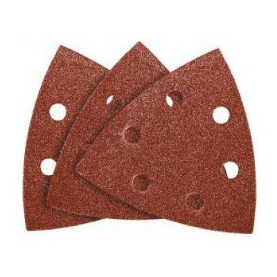 Papír brusný 90x90x90mm P60, suchý zip, 1ks