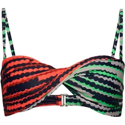 Superdry Vintage Mix Bandeau bikini top - Multicolor (Fluro Pink Pop)