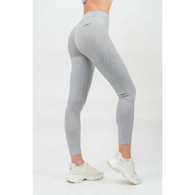 Nebbia Tvarující legíny s vysokým pasem GLUTE PUMP 247 light grey