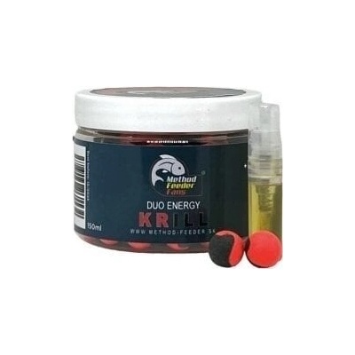 Method Feeder Fans Duo Energy Pop Up + 2ml Spray Essence 15 mm Krill Pop up (4261631)