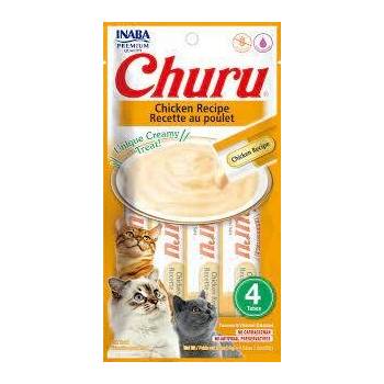 Inaba Churu Puree Kitten Chicken Recipe - Кремообразно лакомство за котенца с пилешко 4 бр