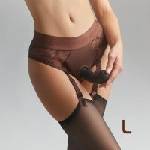 Lovely Planet Страп-он колан тип харнес Lingerie Diva Popruh na strap-on шоколадов - L (P25719)