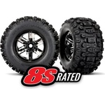 Traxxas колело 4.3/5.7", диск черен хром, гума Sledgehammer (чифт)