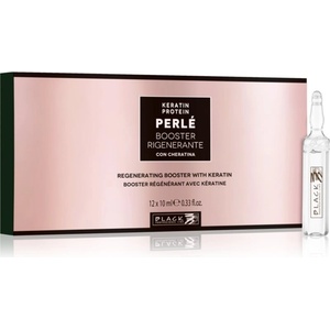 Black Professional PERLÉ Booster Regeneratin Keratin Ampouls грижа без отмиване За коса с кератин 10x12ml