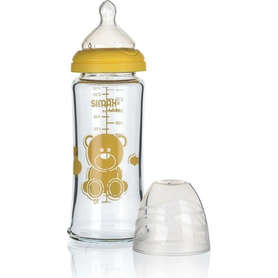 Simax láhev kojenecká širokohrdlá skleněná 250 ml