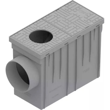 Vodaland Easy Lapač strešných splavenín 300 x 140 x 220 mm sivý