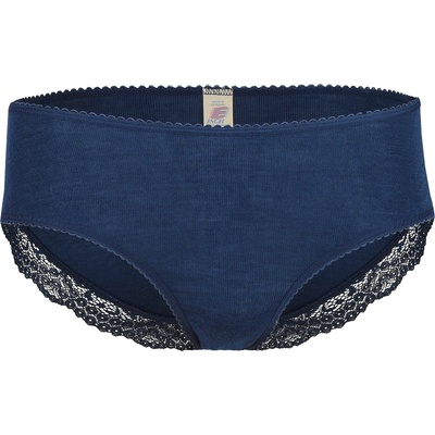 Engel Дамско копринено термобельо Engel Women's Panties with Lace Silk base layer - Marine - размер 34/36 (EU) (114-1893-0111)