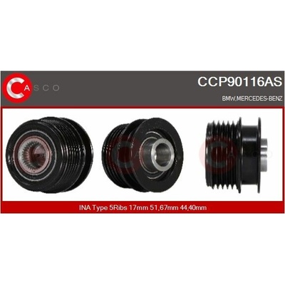 Řemenice, generátor CASCO CCP90116AS