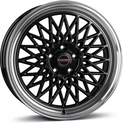BORBET B 8x17 5x114,3 ET35 black lip polished