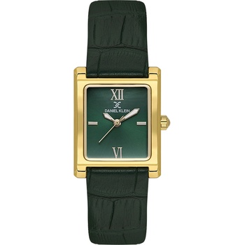 Daniel Klein DK. 1.14112-4 - Дамски часовник, Premium, Кварцов, 23x29.5mm, 3 ATM, Зелен