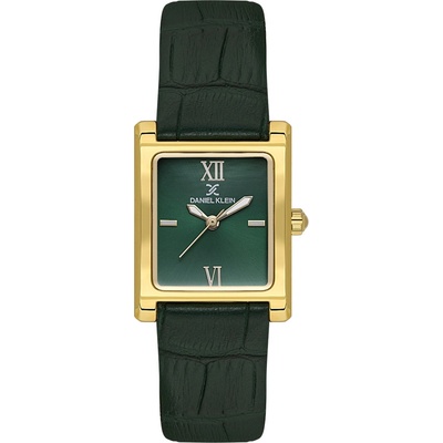 Daniel Klein DK. 1.14112-4 - Дамски часовник, Premium, Кварцов, 23x29.5mm, 3 ATM, Зелен