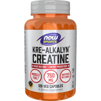 NOW Kre-Alkalyn Creatine 120 kapslí