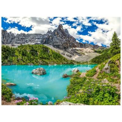 Castorland - Puzzle Lake Sorapis, Alps, Italy - 2 000 piese