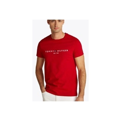 Tommy Hilfiger Tommy Logo Tee MW0MW11797XLD Červená