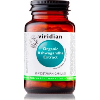 Viridian Organic Ashwagandha extract 60 kapsúl