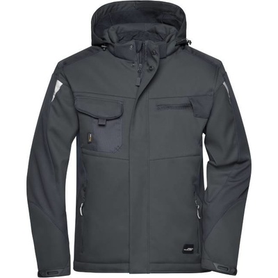 Daiber JN 824 zimní softshellová bunda black/black