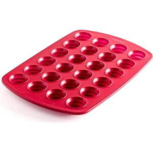coox Червена форма за 24 бр. мини мъфини или бонбони coox
